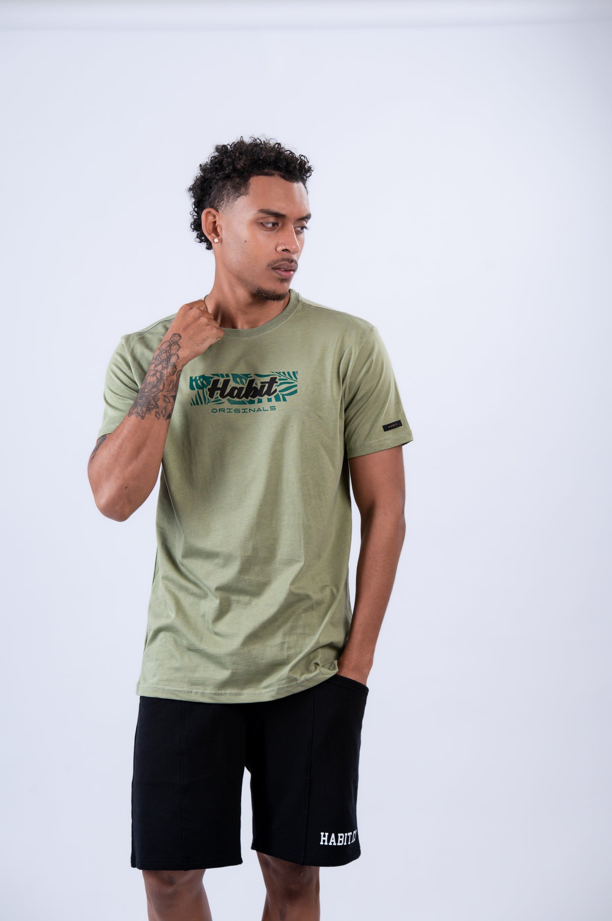 Green Tea Basic T-Shirt