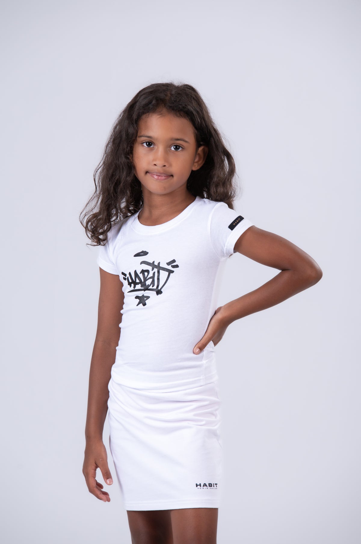 Girls Throw Up Fitted T-Shirt