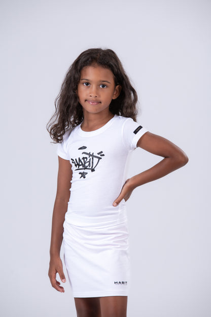Girls Throw Up Fitted T-Shirt
