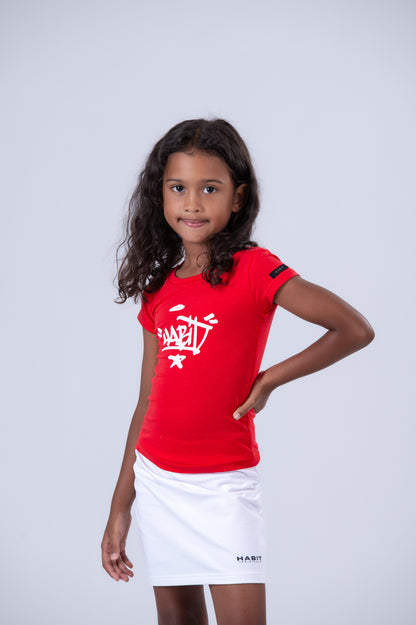 Girls Throw Up Fitted T-Shirt