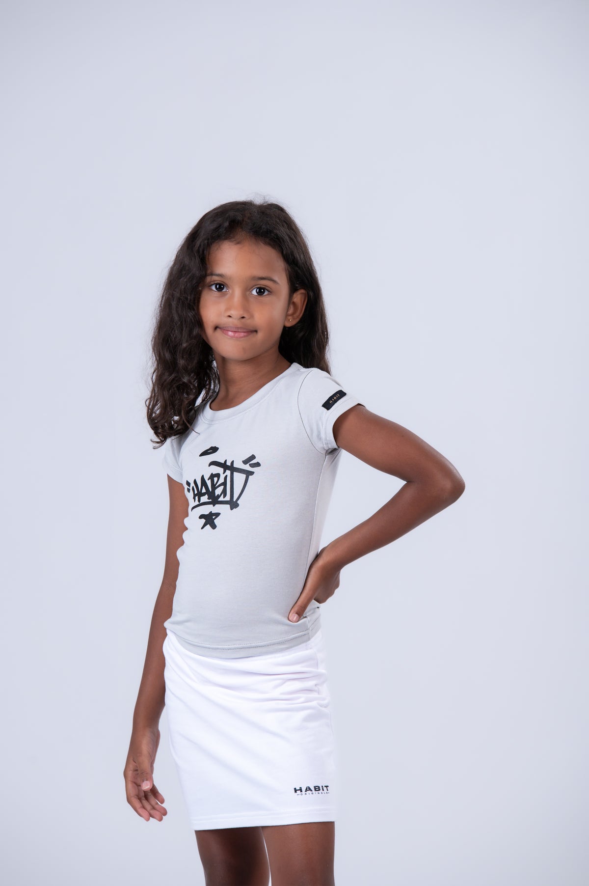 Girls Throw Up Fitted T-Shirt