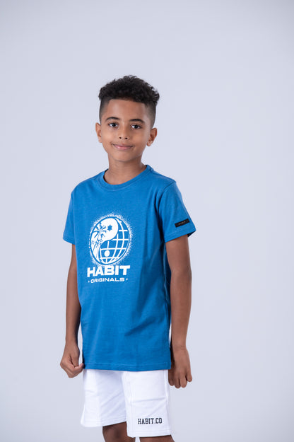 Tropical Ying Yang Basic T-Shirt