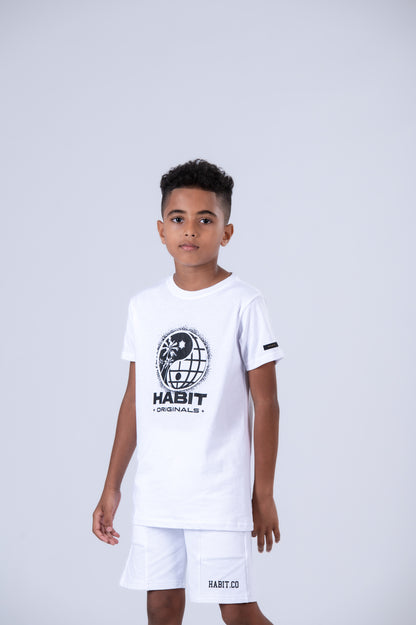 Tropical Ying Yang Basic T-Shirt