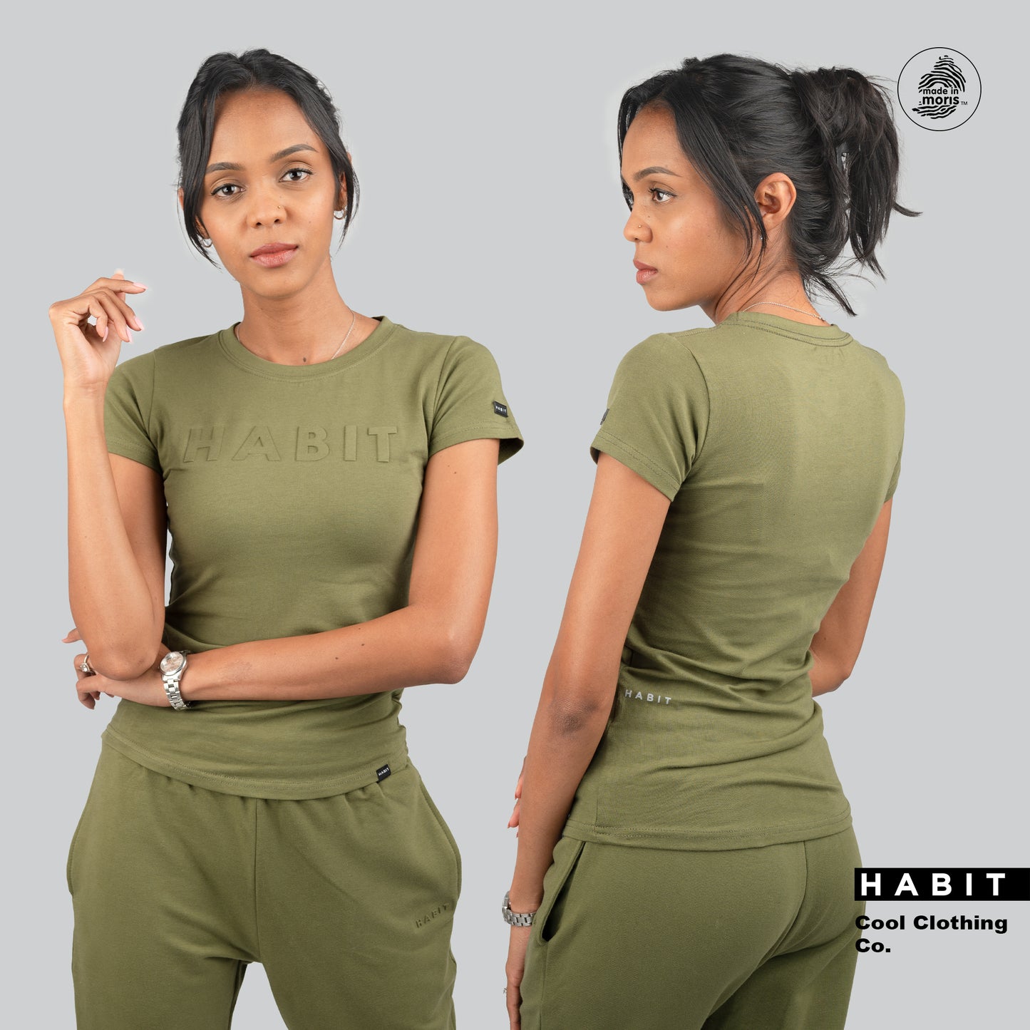 women tshirt green