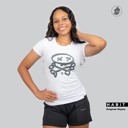 Women fitted t-shirt white