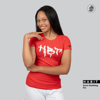 women HBT t-shirt red