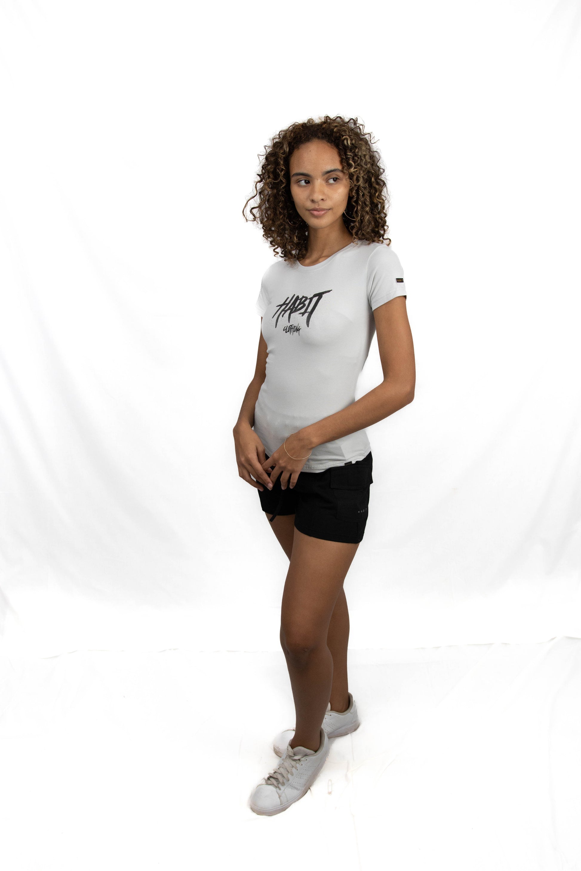 Women T-shirt Grey