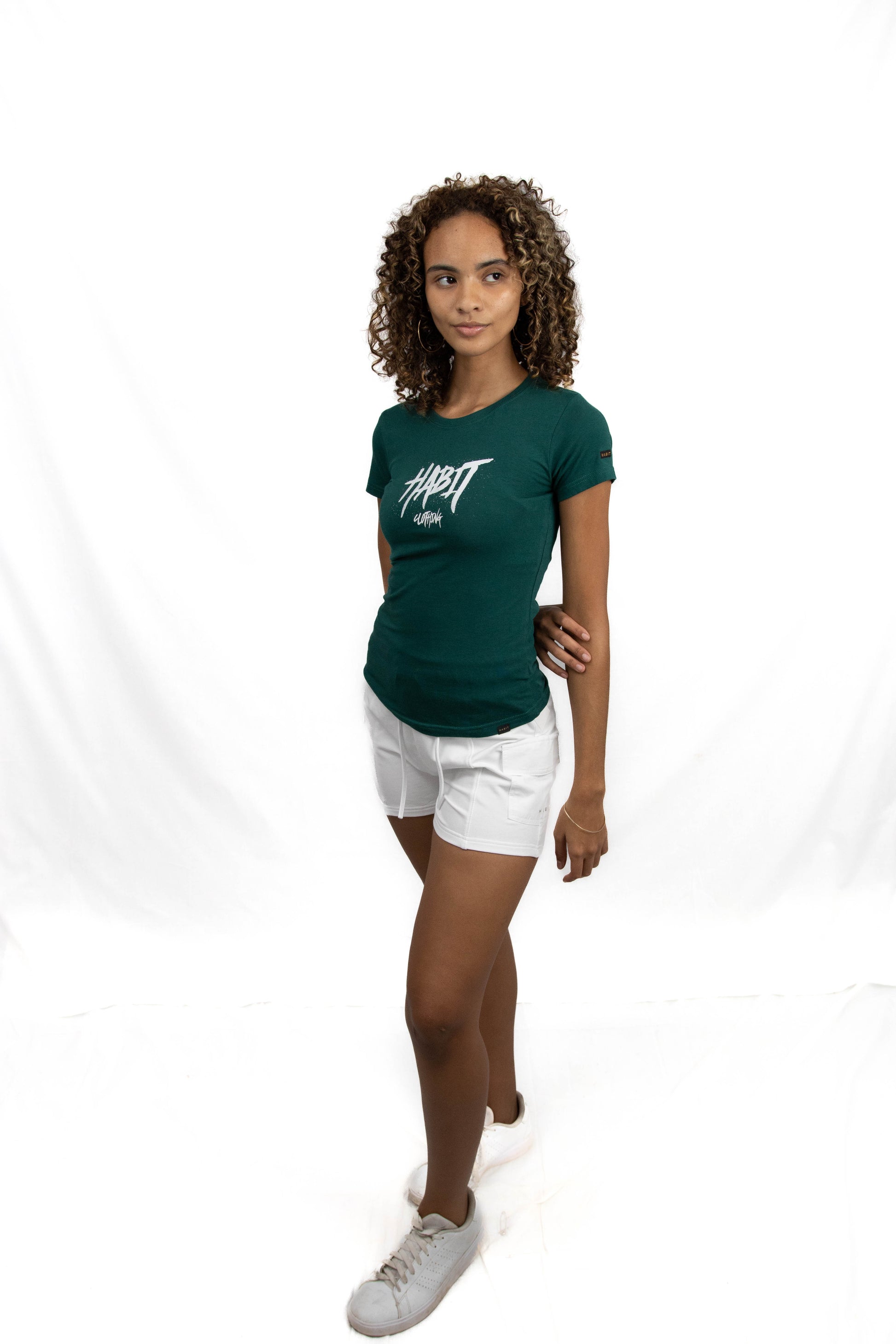 Women T-shirt Green