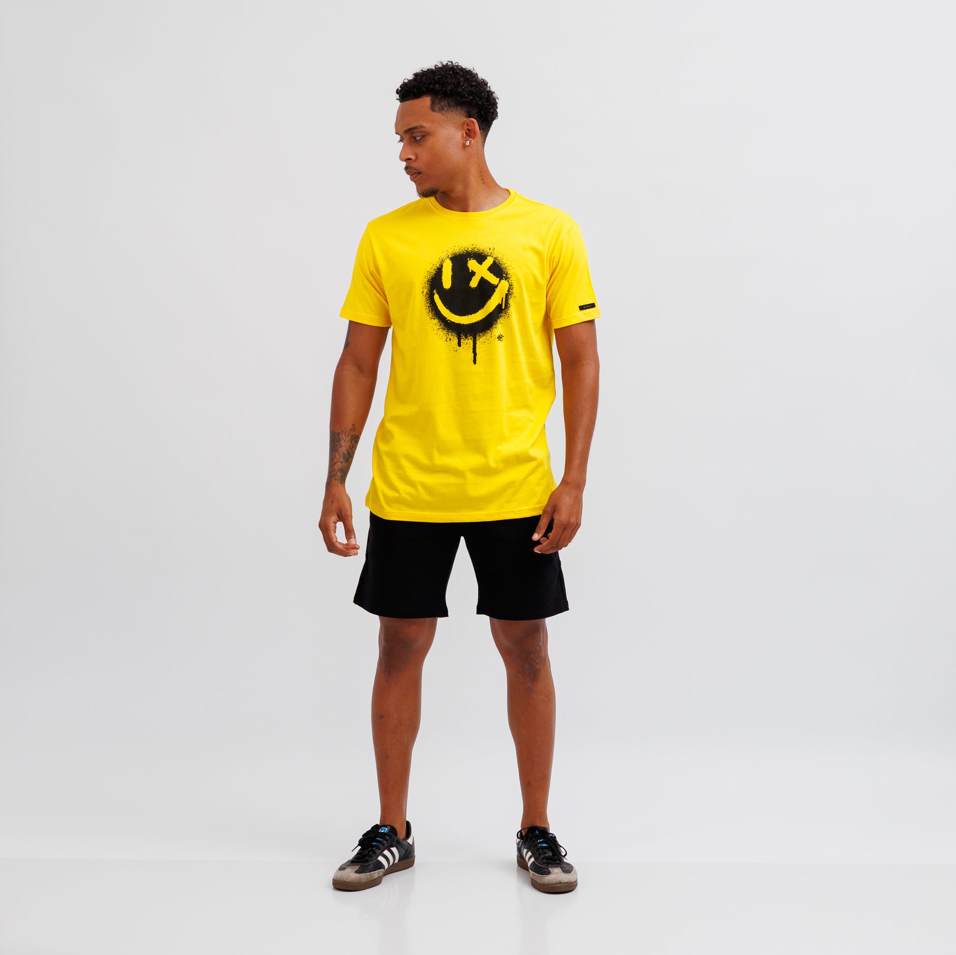 Men T-shirt Yellow