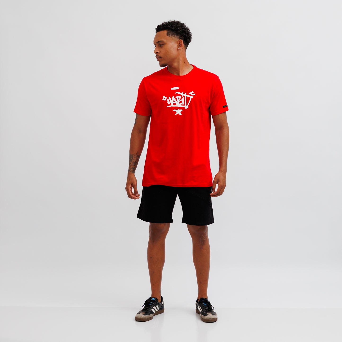 Men T-shirt Red 
