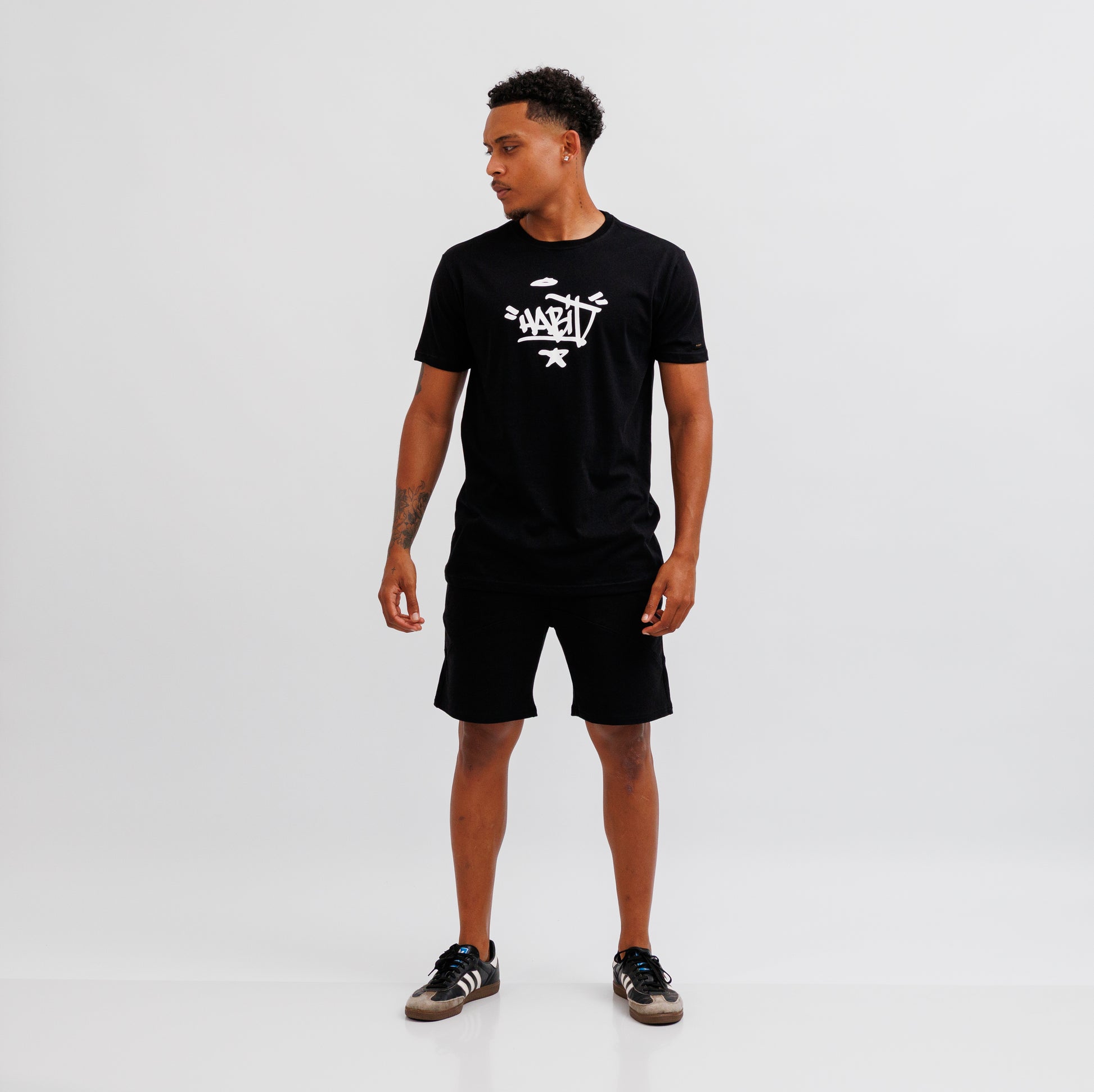 Men T-shirt Black