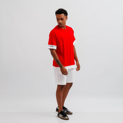 Men T-shirt Red