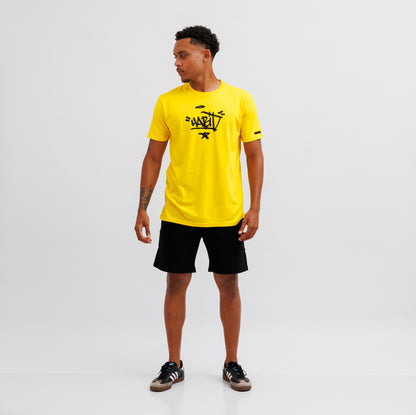Men T-shirt Yellow