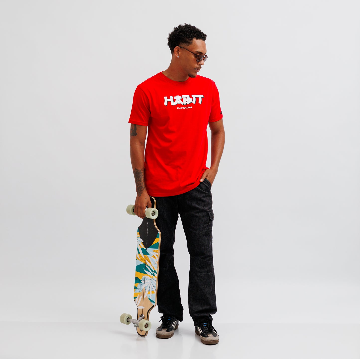 Men T-shirt Red