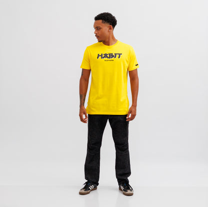 Men T-shirt Yellow