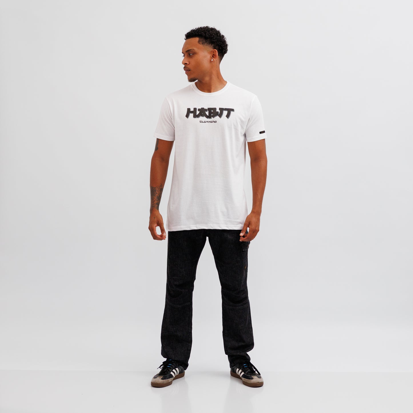 Men T-shirt White
