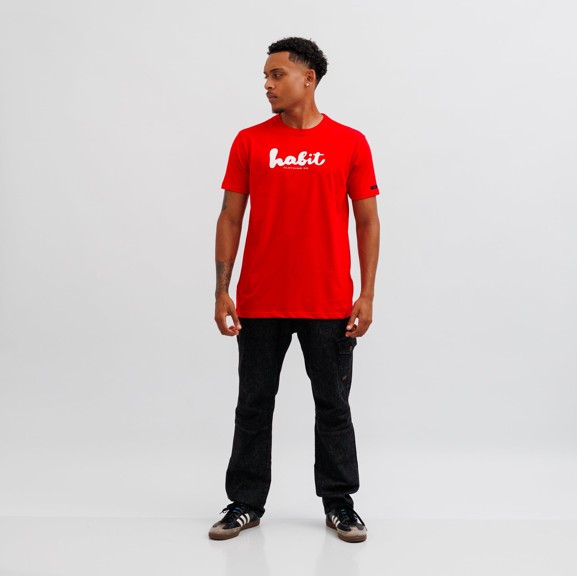 Men T-shirt Red
