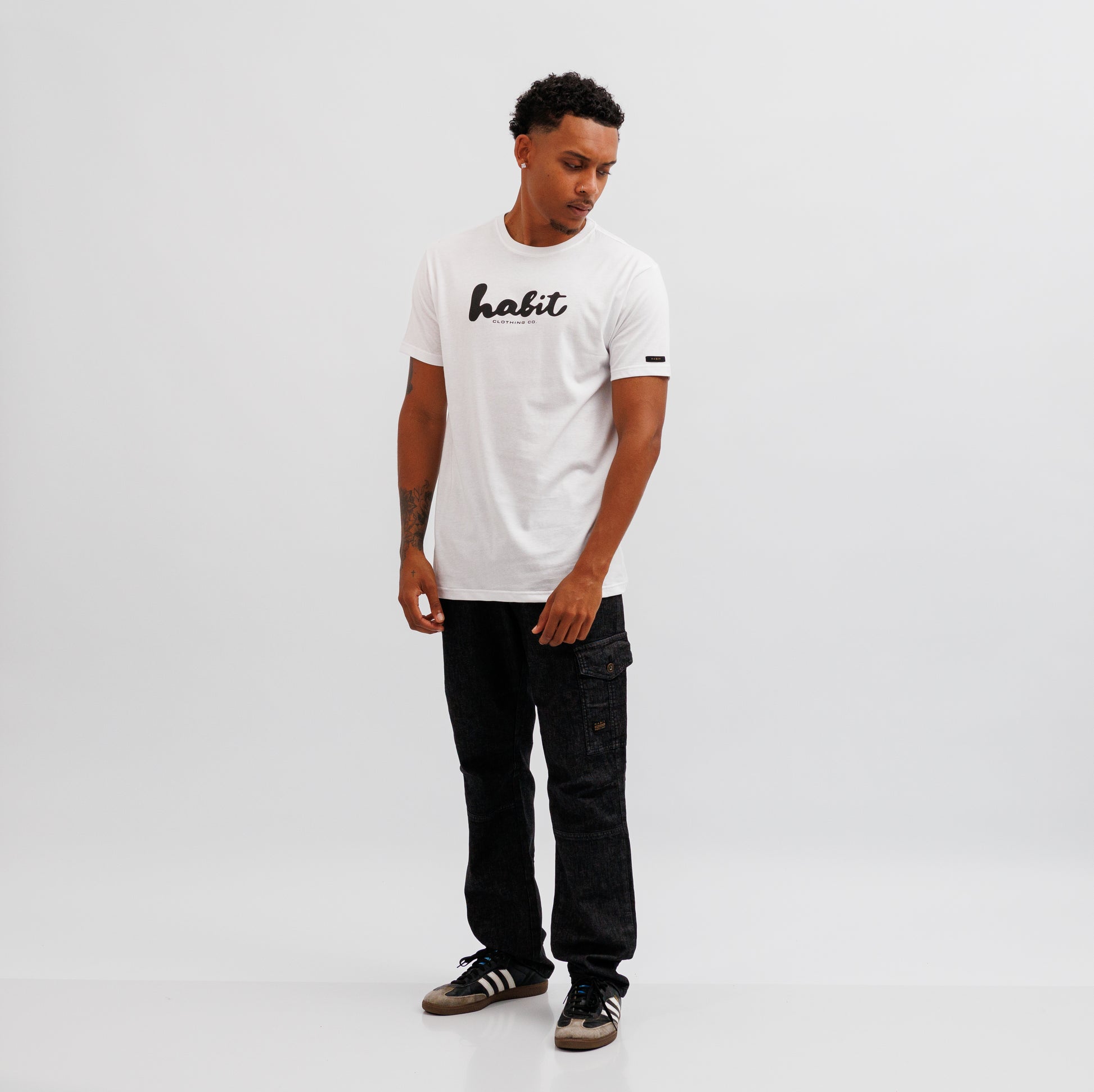 Men T-shirt White