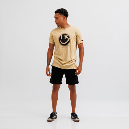 Men T-shirt Beige